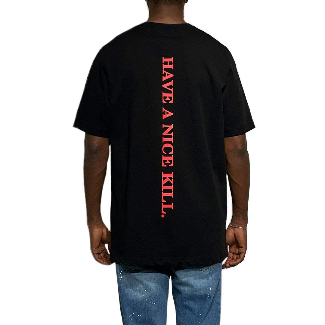 ''HAVE A NICE KILL'' Logo Black T-Shirt-haveanicekill-